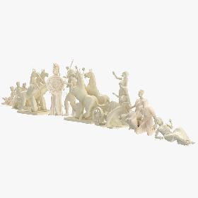 Parthenon West Pediment Statues